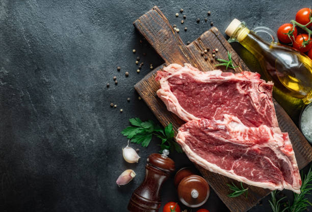 istock beef raw steak on wooden board with cooking ingredients and spices copy space top view 1541994309