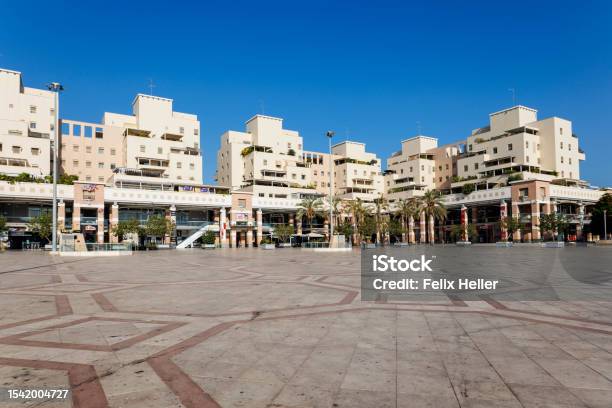 Kfar Saba Israel October 19 2022 Contemporary Outdoor Shopping Center Arim In Kfar Saba A Suburb Of Tel Aviv Stock Photo - Download Image Now