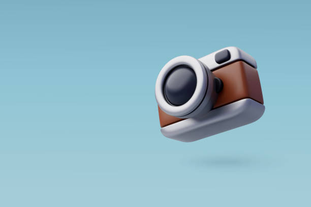 istock 3d Vector Vintage Camera, Holiday Vacation, Time to Travel concept. 1542012006