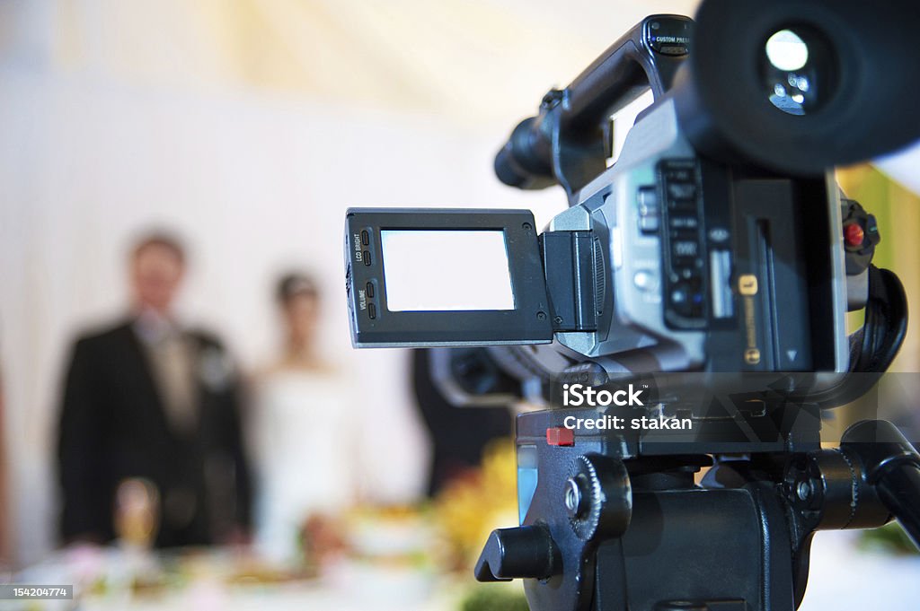 professional video camera monitor of video camera during a videosurvey Equipment Stock Photo