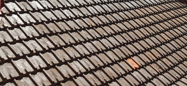 beautiful pattern from rooftile from clay