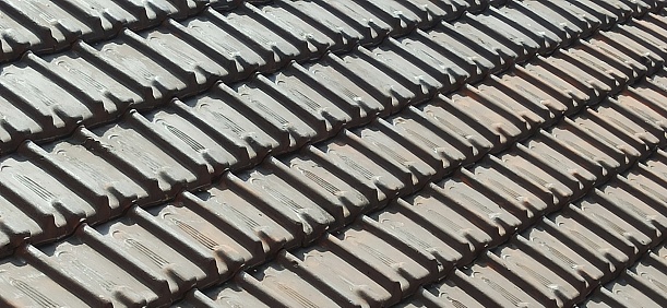 beautiful pattern from rooftile from clay