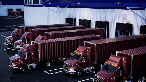Truck, Loading Dock, Transportation, Commercial Dock, Loading