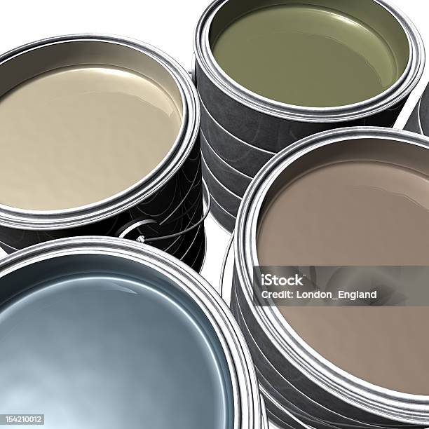 Designer Paint Stock Photo - Download Image Now - Paint Can, Soft Focus, Beige