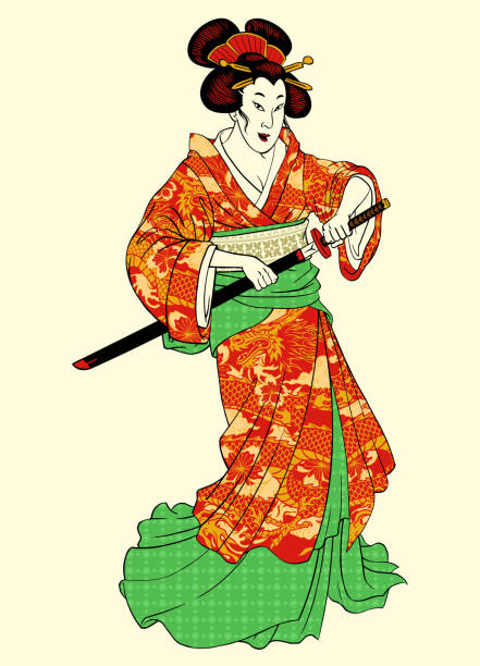 880+ Samurai Women Stock Illustrations, Royalty-Free Vector