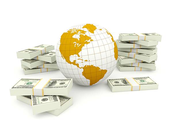 istock Earth with money isolated on white 154212023