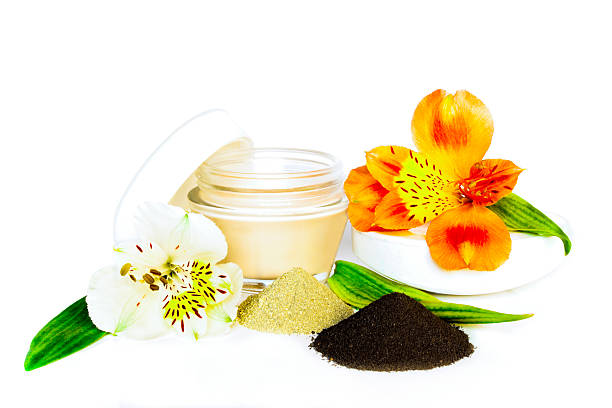 istock gift of spa clay and soaps with flower 154212720