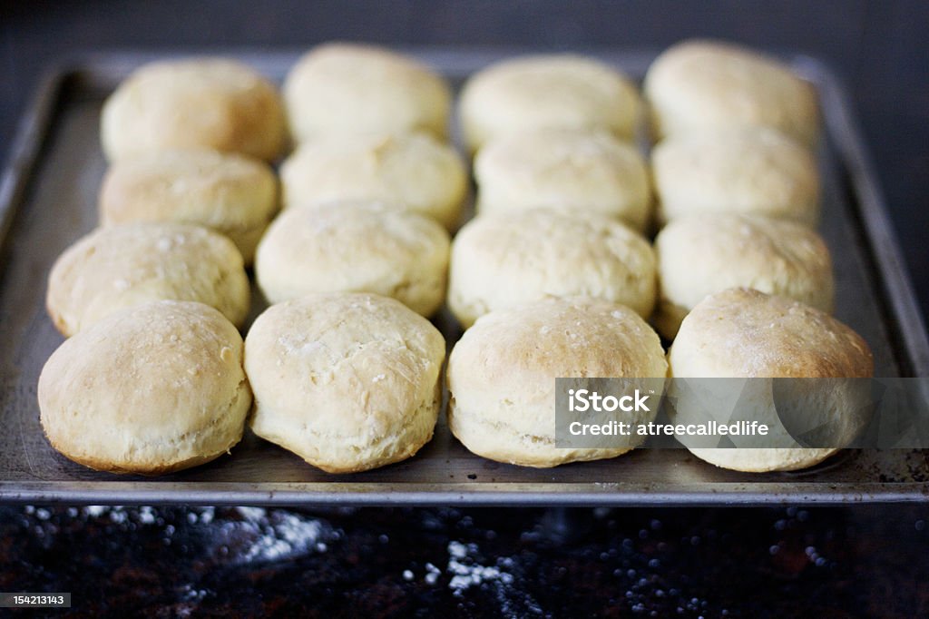 Scones fresh from the oven A tray of golden scones fresh from the oven Backgrounds Stock Photo