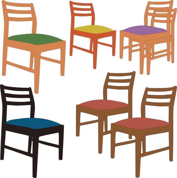 Chairs (Vector) vector art illustration