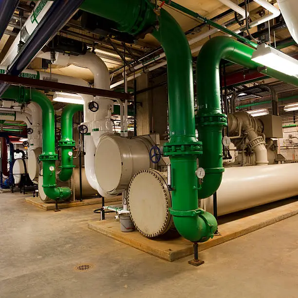 Photo of Chiller plant and piping