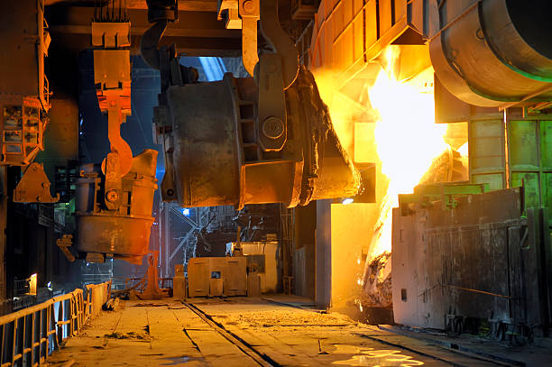 istock Steel factory 154215833