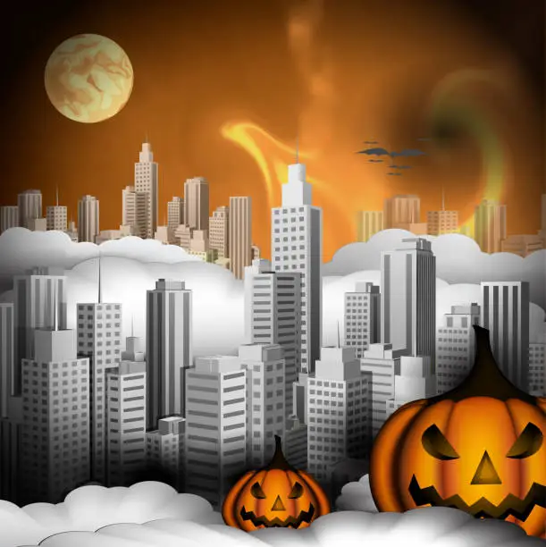 Vector illustration of Halloween