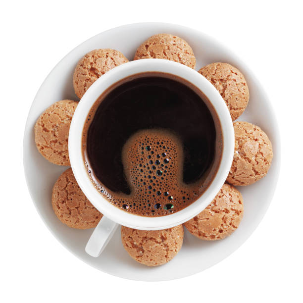 istock Coffee and italian apricot cookies 1542179868
