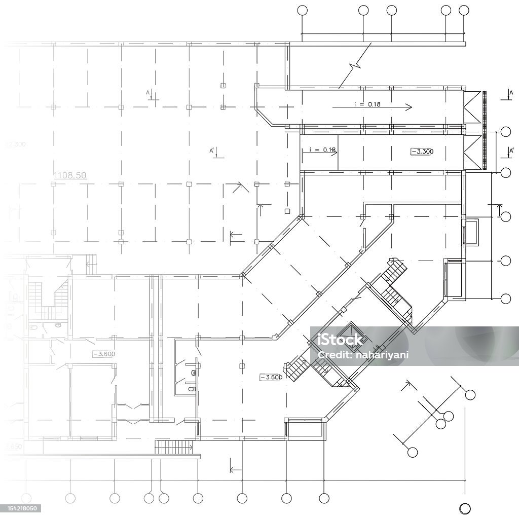 Building Plan Abstract Abstract Architectural Background Stock Illustration - Download Image ...