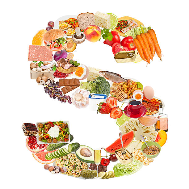 istock Letter S made of food 154218942
