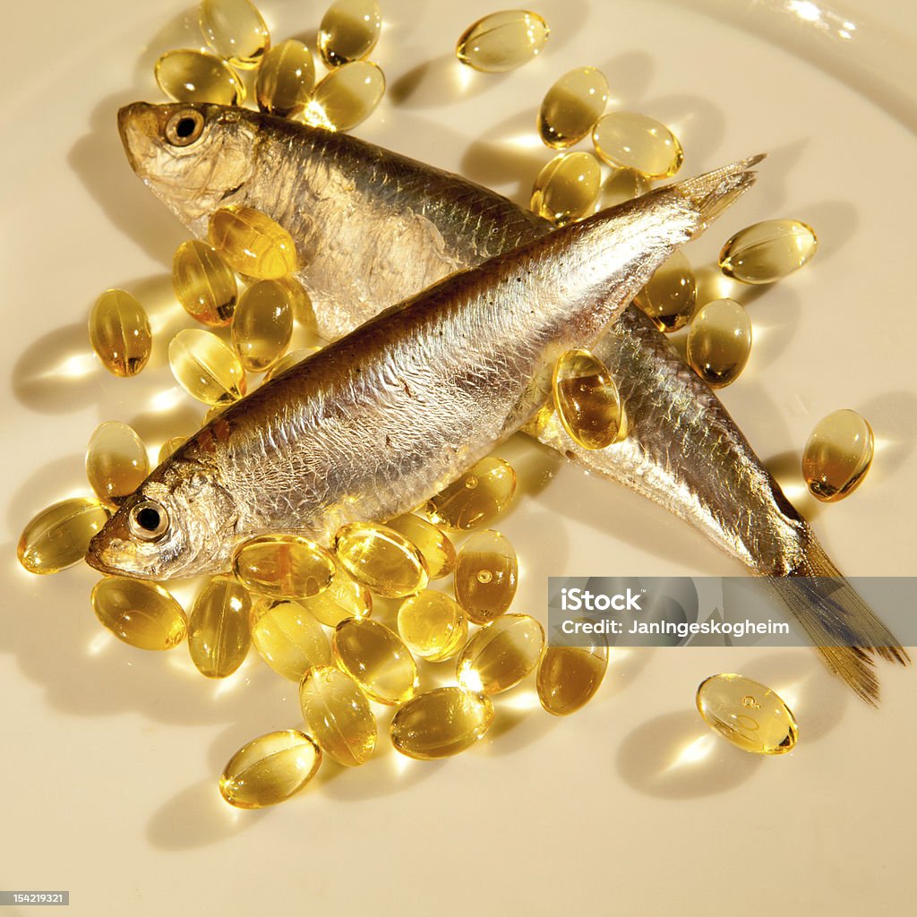 魚オイルと sprat - 魚油のロイヤリティフリーストックフォト