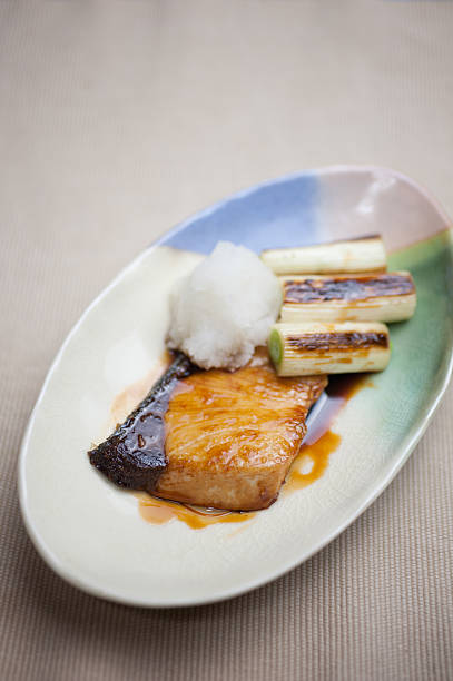 istock Japanese Cuisine Buri (Yellowtail) teriyaki 154221837