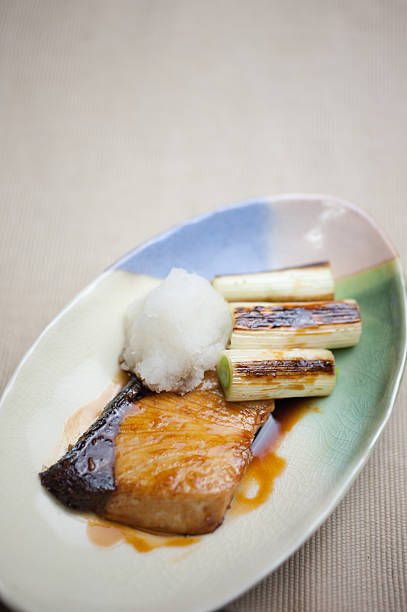 istock Japanese Cuisine Buri (Yellowtail) teriyaki 154221844