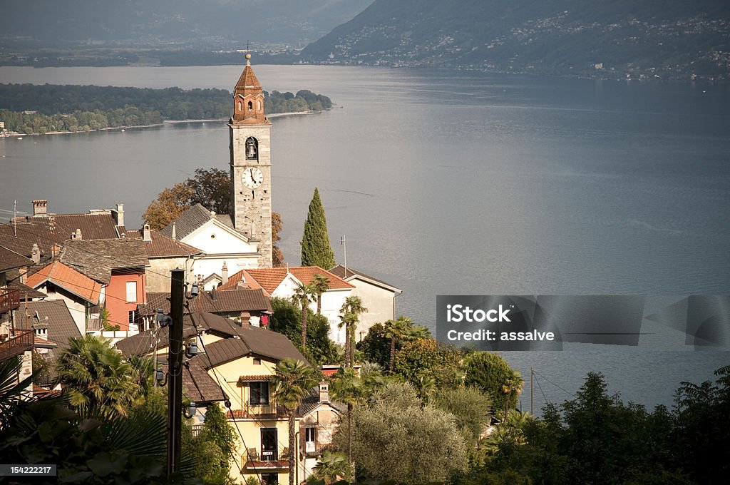 키에사 di san 마르티노, ronco 소프라 ascona, switzerland - 로열티 프리 0명 스톡 사진