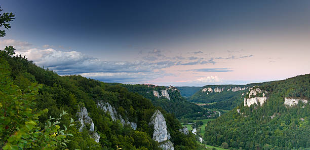 istock Famous Danube valley in South Germany 154222405