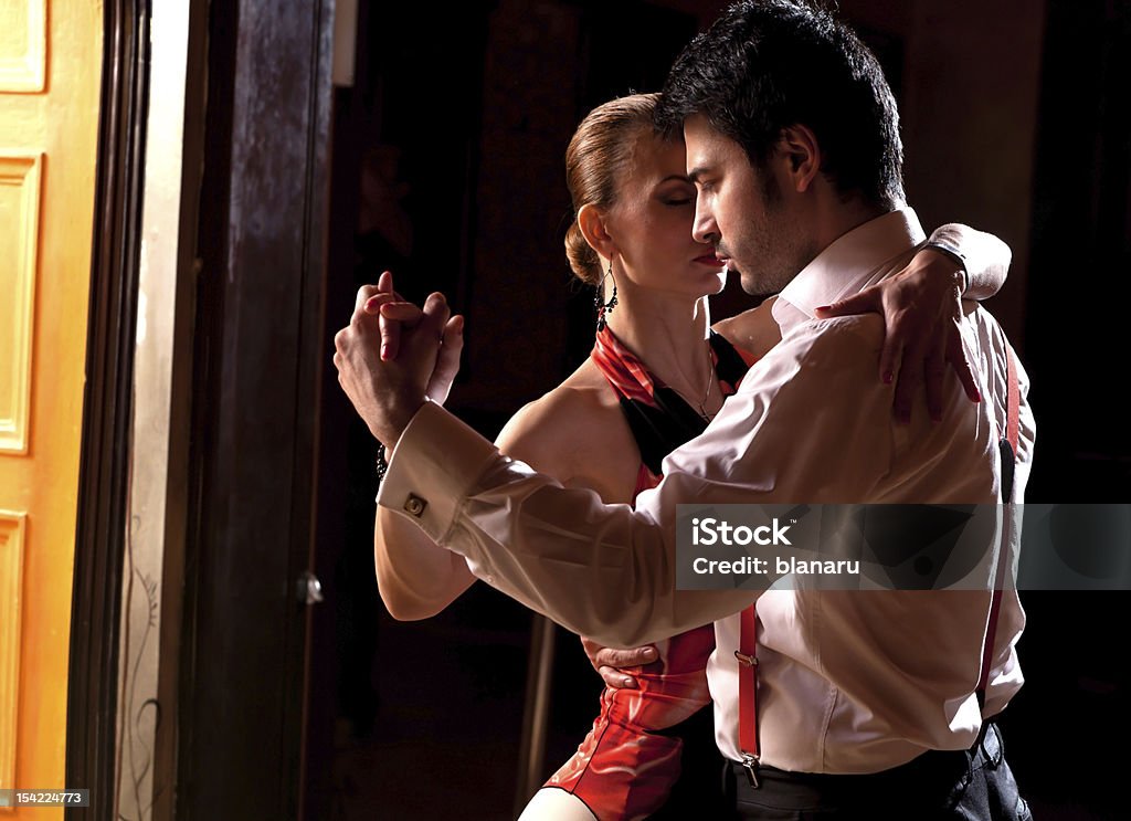 Dancer Portrait A man and a woman dancing argentinian tango. Please see more images from the same shoot. Tango - Dance Stock Photo