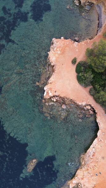 istock an island with an open area surrounded by a large river 1542249548