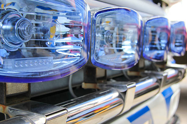 istock blue rescue truck lights close-up 154225803
