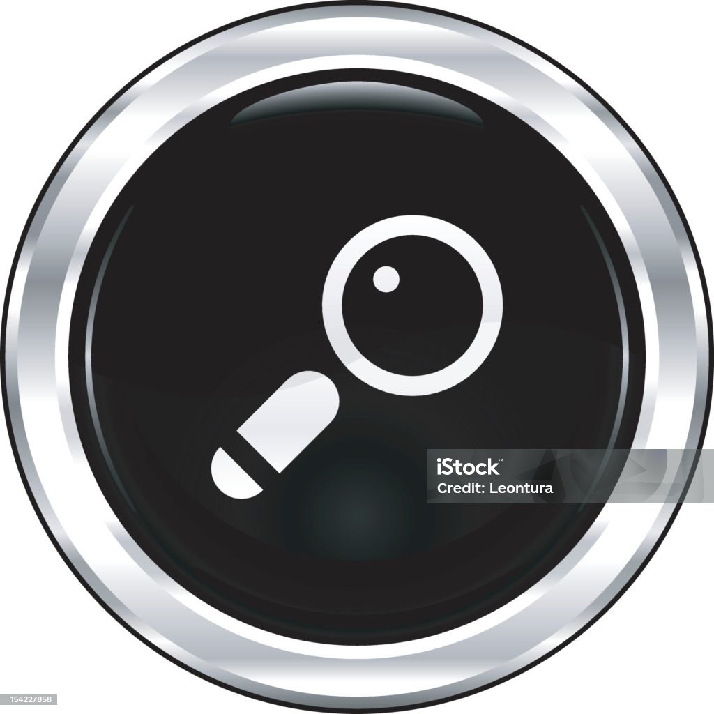 Durchsuchen/des Blackest Icon Serie - Lizenzfrei ClipArt Vektorgrafik