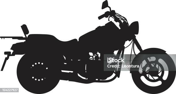 Big Rad Stock Vektor Art und mehr Bilder von Motorrad - Motorrad, Kontur, Vektor