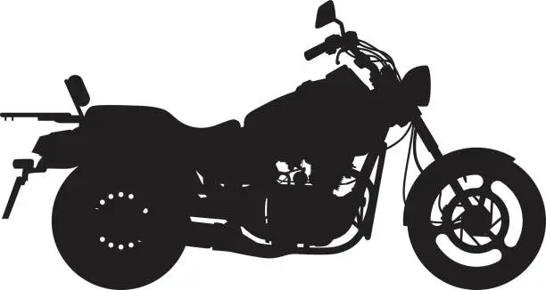 Vector illustration of Big Bike