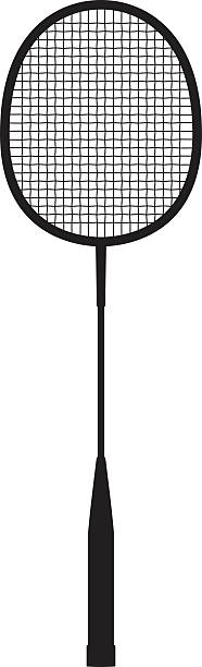 badminton racket - badmintonschläger stock-grafiken, -clipart, -cartoons und -symbole