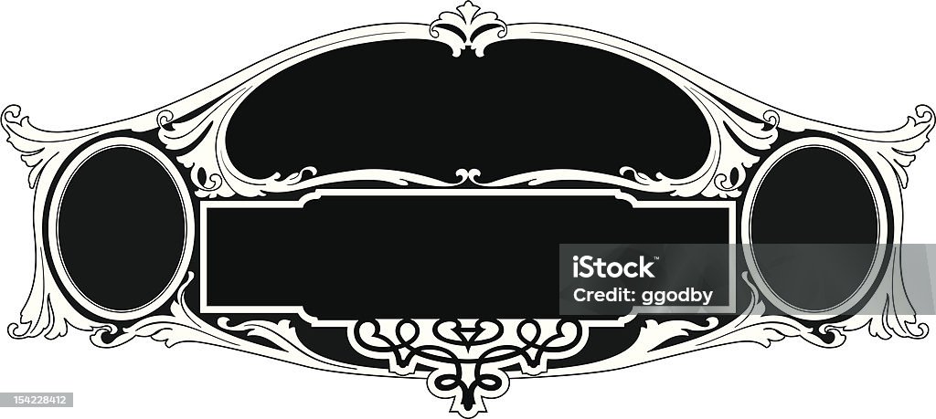 Label/plat Design (vecteur - clipart vectoriel de Bordure libre de droits