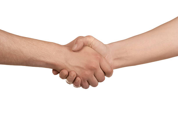 uścisk dłoni - handshake human hand partnership agreement zdjęcia i obrazy z banku zdjęć