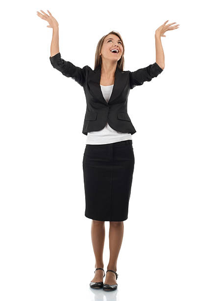 istock Businesswoman celebrating her success 154229425