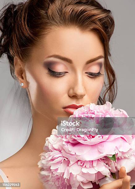 Portrait Of A Beautiful Bride Stock Photo - Download Image Now - Adult, Adults Only, Beautiful People