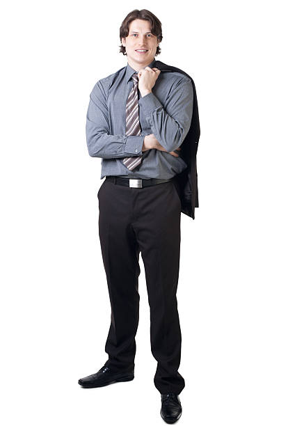 istock Confident young businessman smiling 154230780
