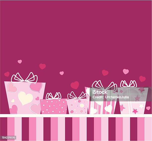 Regali Per Gli Innamorati - Immagini vettoriali stock e altre immagini di Cartolina di San Valentino - Cartolina di San Valentino, Cartolina di auguri, Confezione regalo