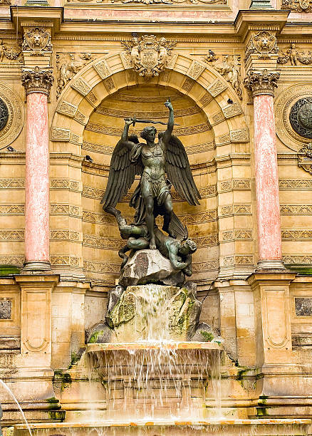 istock Saint Michel fountain in Paris 154234188