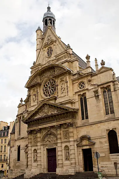 The Saint Etienne church in Paris