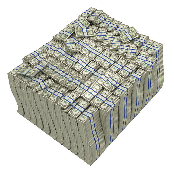 istock Treasury. Huge bundle of US dollars 154235084