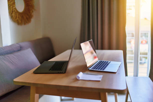 istock Home workplace in the apartment 1542356806