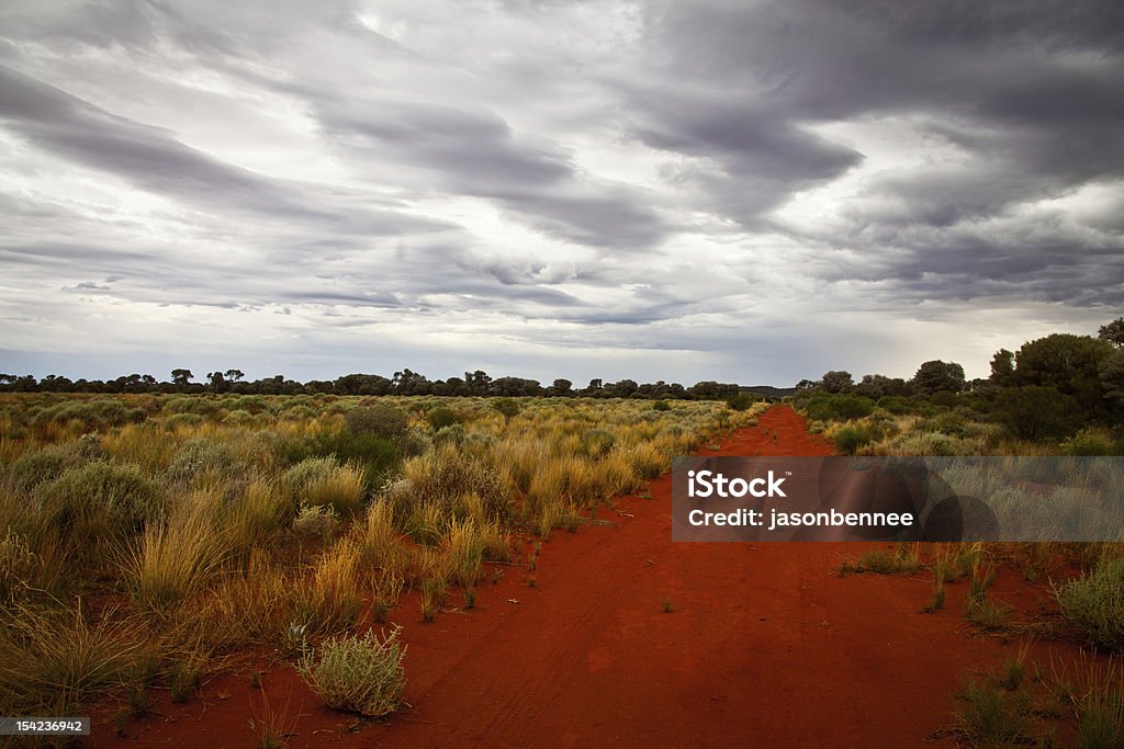 Entroterra australiano Road - Foto stock royalty-free di Australia