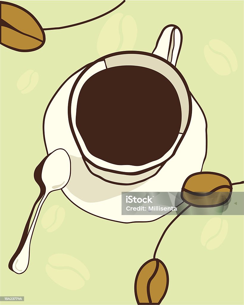 Xícara de café - Vetor de Bebida royalty-free