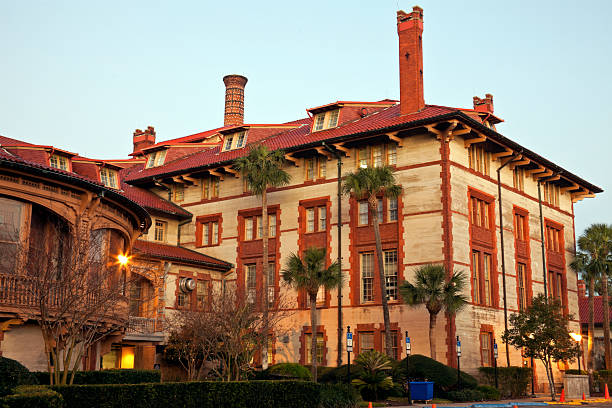 istock St. Augustine historic architecture - Flagler College 154239255