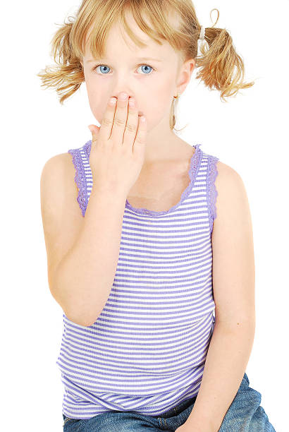istock Quiet  little girl. 154239406