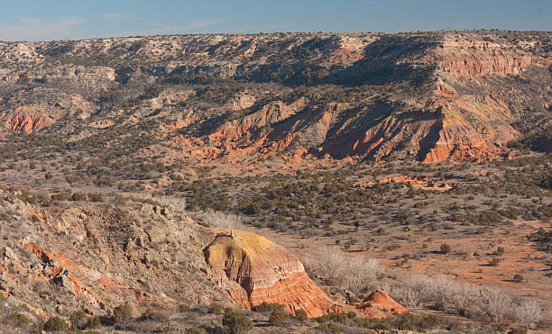 istock Wide Angle View of Palo Duro Canyon Features 154240020