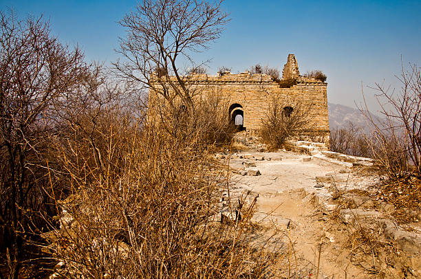 vestiges de la grande muraille à pékin, en chine - jiankou photos et images de collection