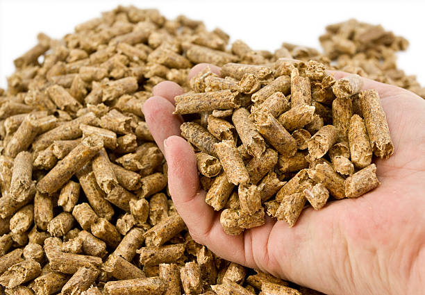 Pellets stock photo