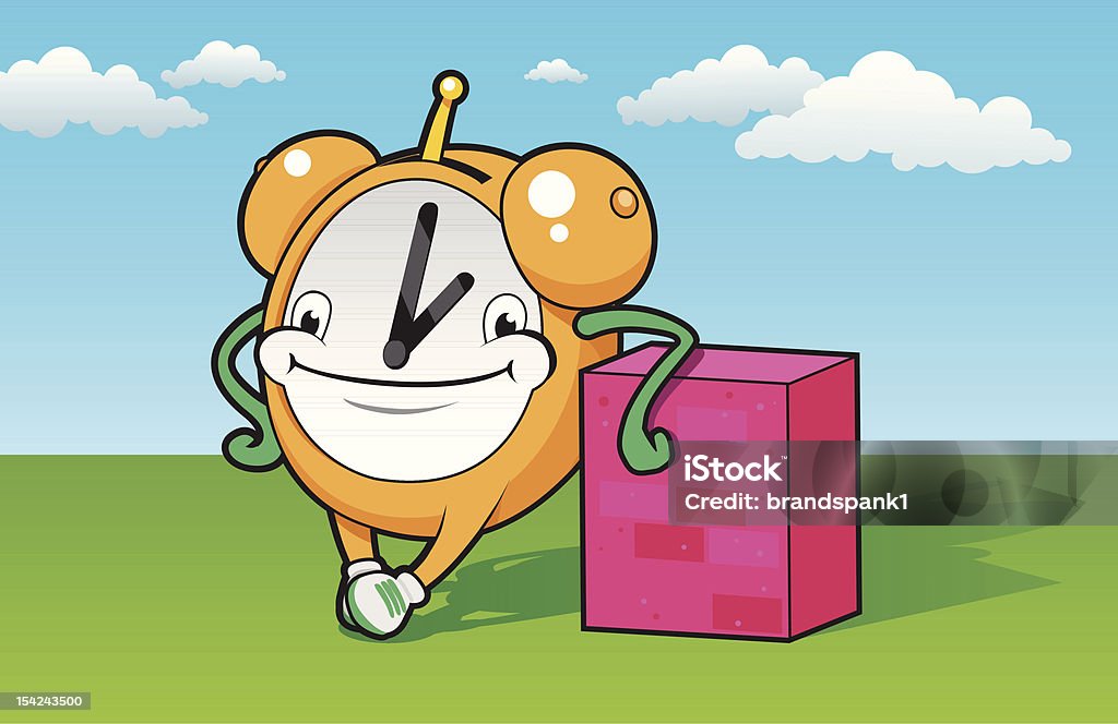 Chilled Out Alarm Clock Cartoon Stock Illustration - Download Image Now -  Alarm Clock, Anthropomorphic Smiley Face, Cartoon - iStock