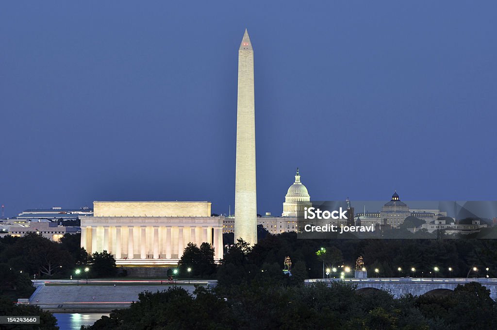Skyline von Washington, D.C. - Lizenzfrei Washington DC Stock-Foto